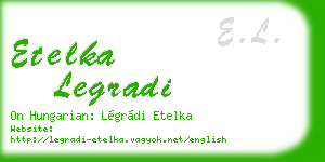 etelka legradi business card